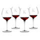 Monogrammed 22 oz. Burgundy Wine Glass Set of 4 Image 5 of 6
